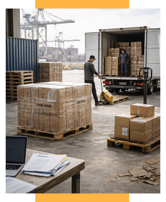 Доставка грузов из Израиля от 15629 р., логистика от СетСервис-Ркт