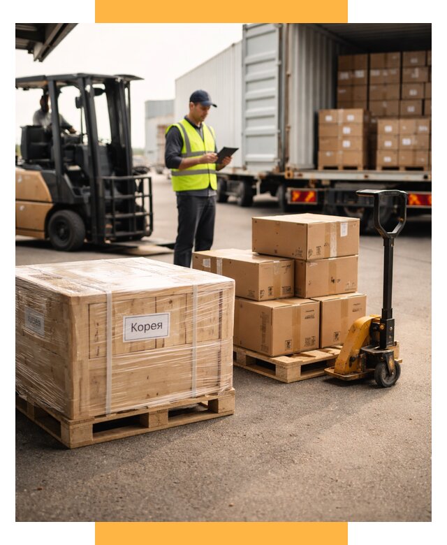 Доставка грузов в Корею из России от 36467 р. | СетСервис-Ркт