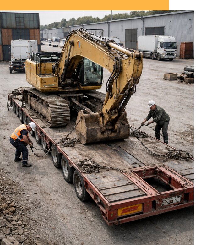 Перевозка спецтехники по России и миру от 46886 руб