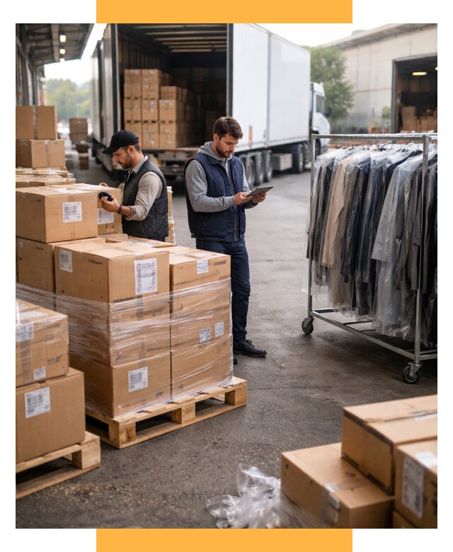 Перевозка и доставка одежды из Китая от 7814 р., СетСервис-Ркт