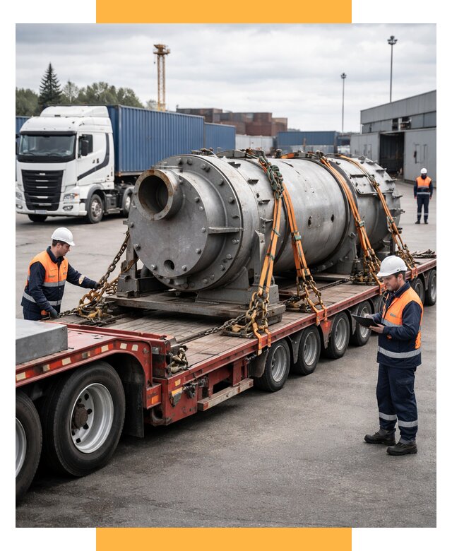 Перевозка тяжеловесных грузов под ключ от 156285 р. | СетСервис-Ркт