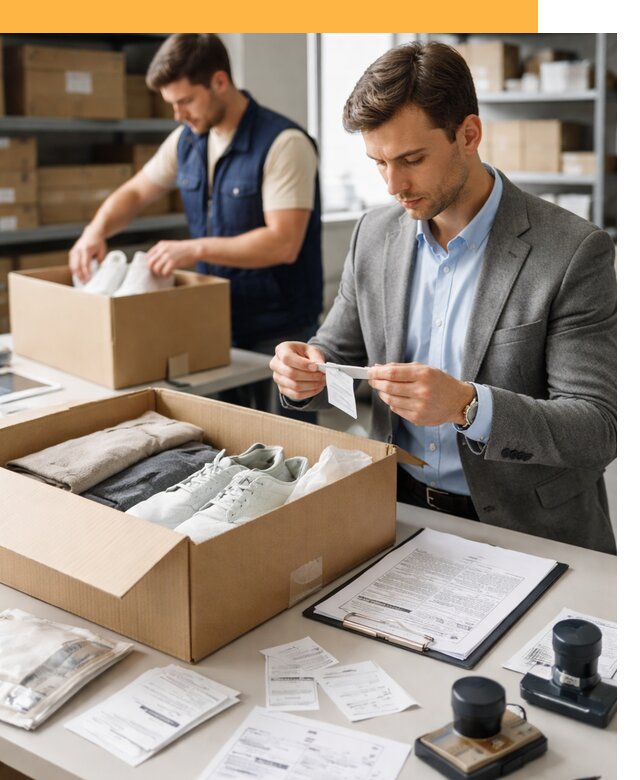 Таможенное оформление одежды и обуви по выгодной цене от 6772 руб