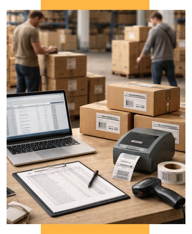 Маркировка импортных товаров от 4689 р. под ключ, СетСервис-Ркт
